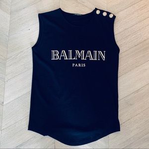 Black Balmain Tank NWOT